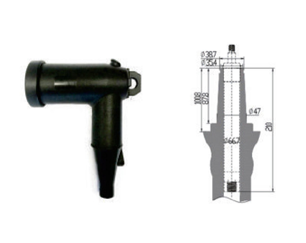 15/24kV屏蔽型肘型PT接头 HS-10/200-PT